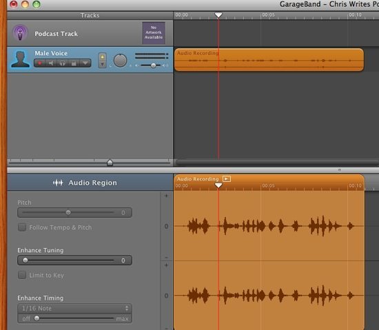 Import M4a File Into Garageband