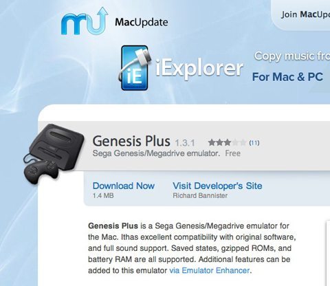 genesis emulator mac