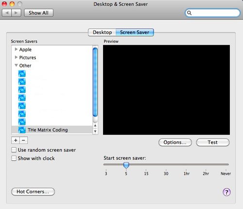 mac upload video for screensaver