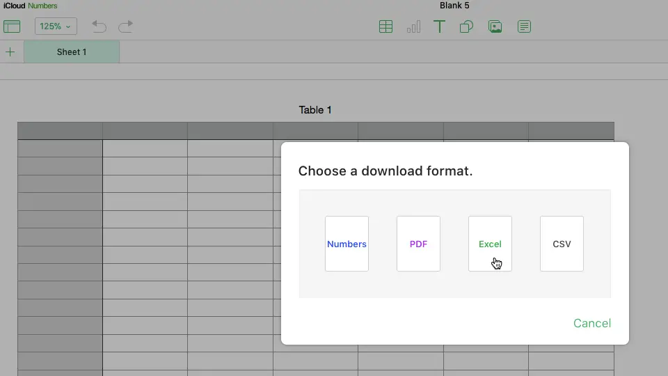 share a excel for mac