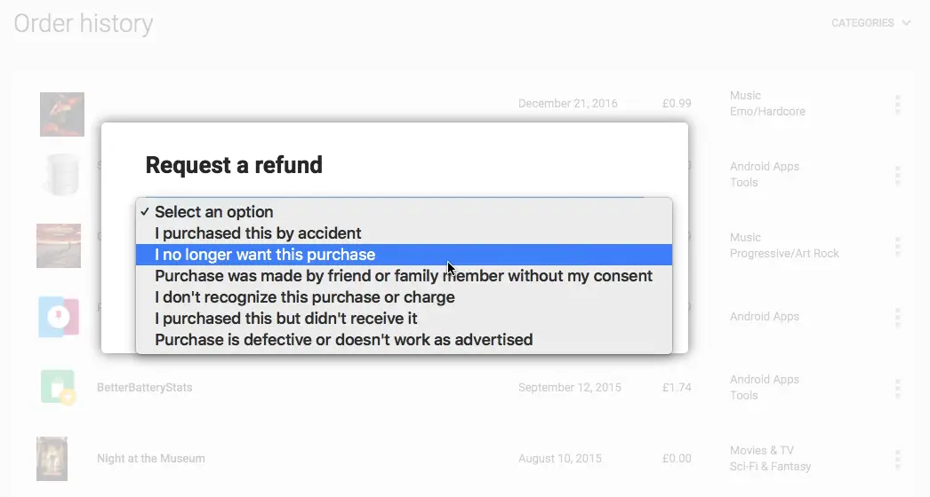 Buyer's remorse? Get a refund from the App Store, Google Play, Steam, Humble  Bundle, and more 