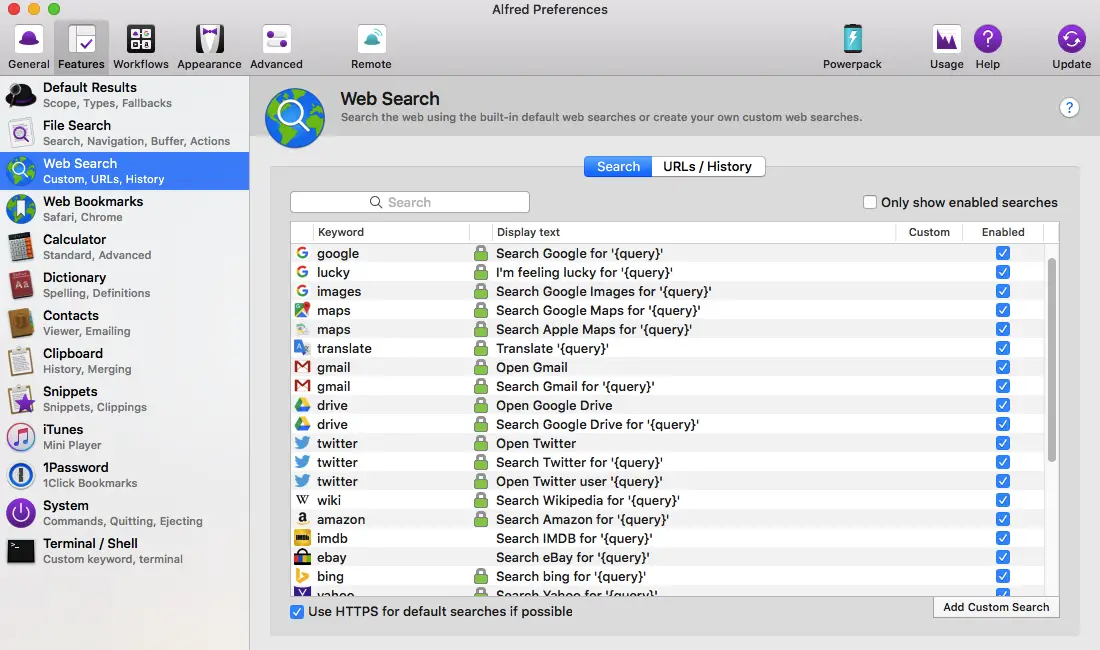 how to backup alfred mac os x