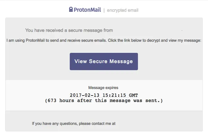 protonmail send encrypted email